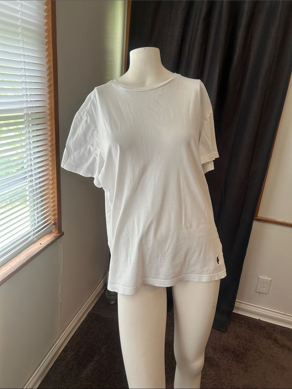 Polo Lauren Ralph Classic White Crewneck T-Shirt